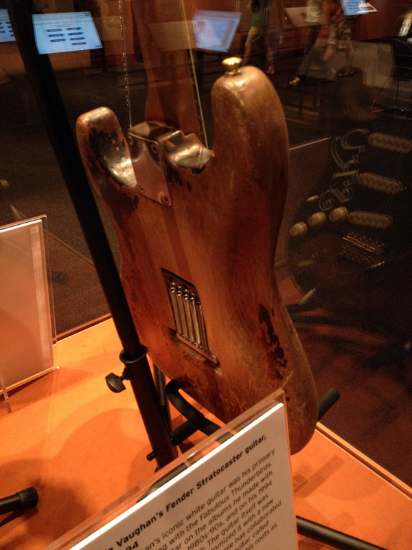 Stevie Ray Vaughan Number One Stratocaster Guitar Back